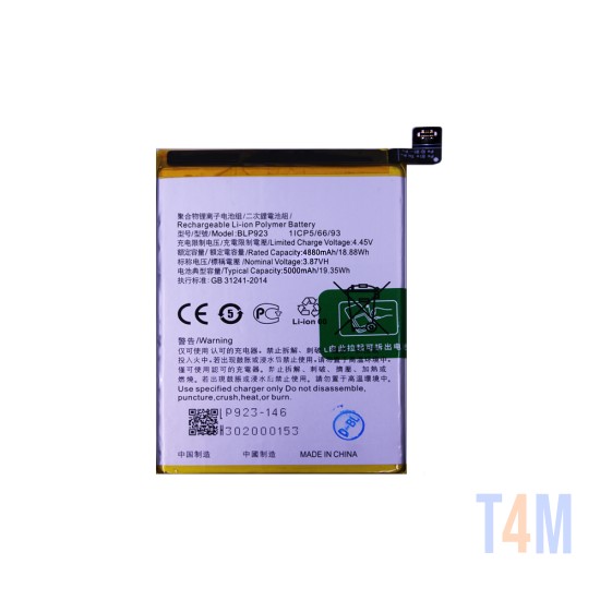 Battery BLPA19 For Oppo A58 4G/A38 5000mAh  